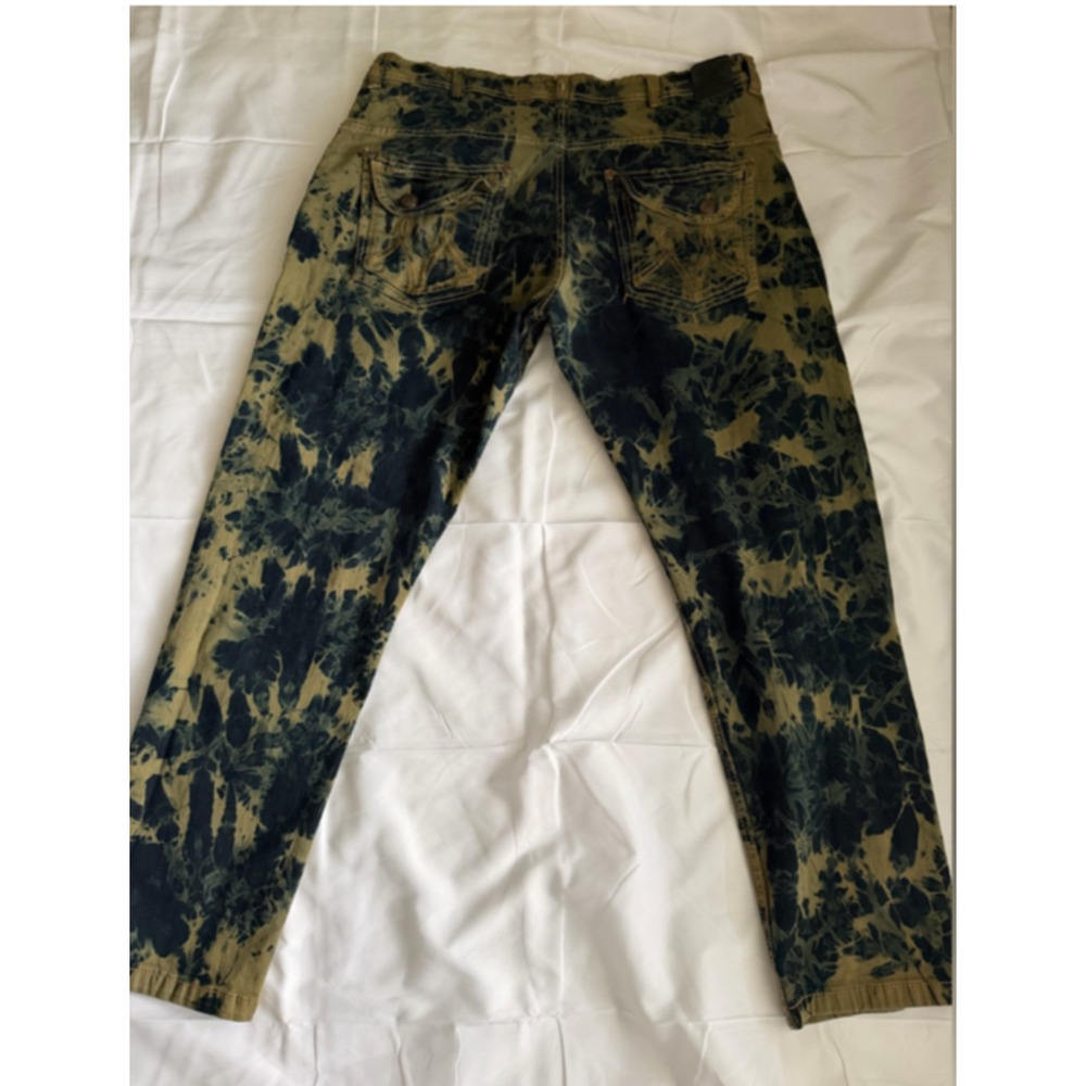 Vintage Makobi Men’s Tie Dye denim straight jeans